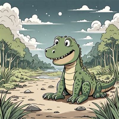  「clever hare and the greedy crocodile」：南アフリカの知恵と狡猾さを描いた17世紀の物語！